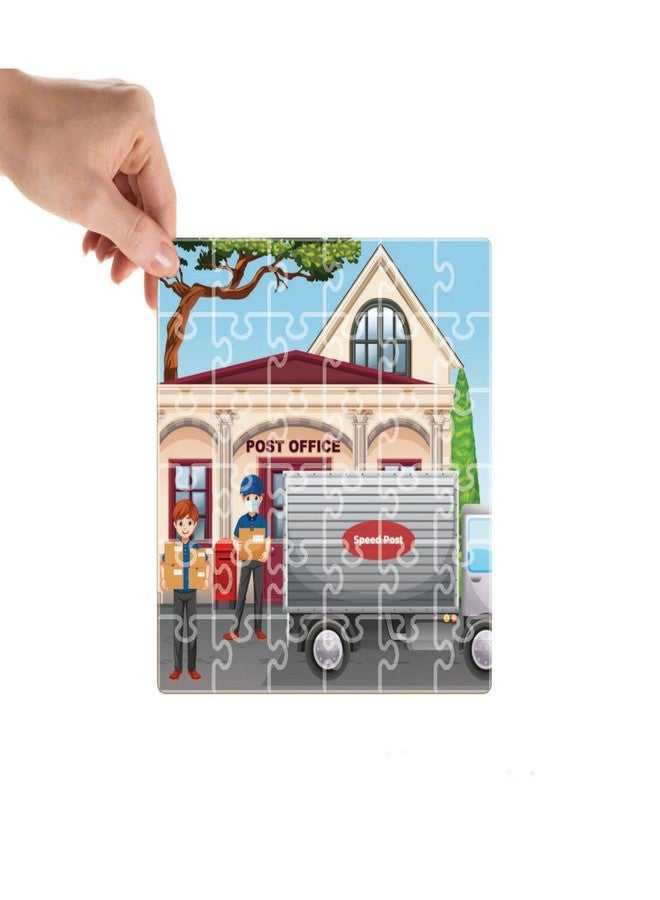Mittimate Post Office Jigsaw Puzzle Game for Kids Age 4 to 6 Old I 36 Pieces Puzzle Toy I Birthday Gift for Children - Image 1